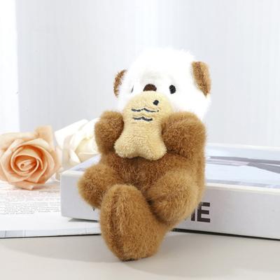 Vydra Klíčenka s Rybou Plyšový Přívěsek na Tašku Klíčenky Roztomilá Vydra Plyšové Zvířátko