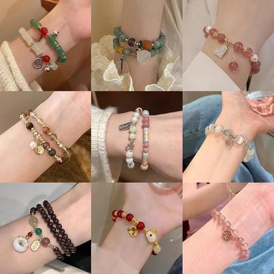 High-end Beaded Pearl Bracelets for Women - Elegant, Versatile, and Trendy 