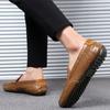 Fashion Men's Casual Shoes Brand Mens Dress Shoes Classic Genuine Leather Mens Loafer Plus Size Classic