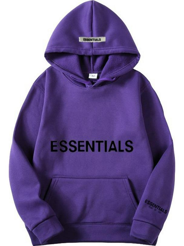 Unisex 3D Logo Silikon-Hoodie