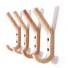 Coat Hook Sturdy Unique Shape Wood Household Clothes Hangers for Kitchen