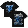 Rapper Junior H Sad Boyz Hip Hop T Shirt Unisex Unisex Summer Crewneck Short Sleeve Double Sided Print Streetwear Hip Hop Clothing