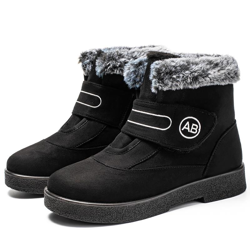 Women'S Boots Classics Ankle Boots With Fur Super Warm Winter Shoes Woman Snow Boots Low Heels Women Booties Winter Footwear