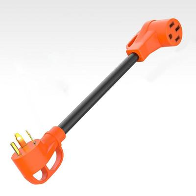 30 Amp Wohnmobil-Verlängerungskabel Wohnmobil-Kabel Schwerlast-Konverter 30 Ampere auf 50 Ampere Wohnmobil-Generatoradapter 18 Zoll Wohnmobil-Elektroadapter