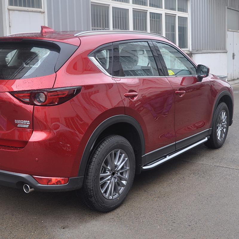 Боковые пороги оригинал (2 шт) для Mazda CX-9 2017- гг