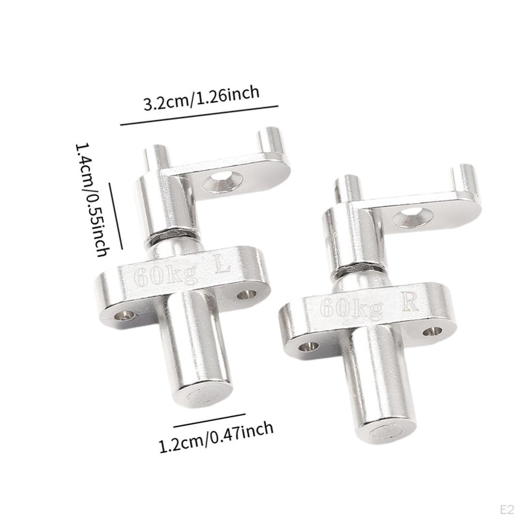 2 Stück Schminktischscharniere Verdeckt Praktische Ersatzteile Bequem Starke Last
