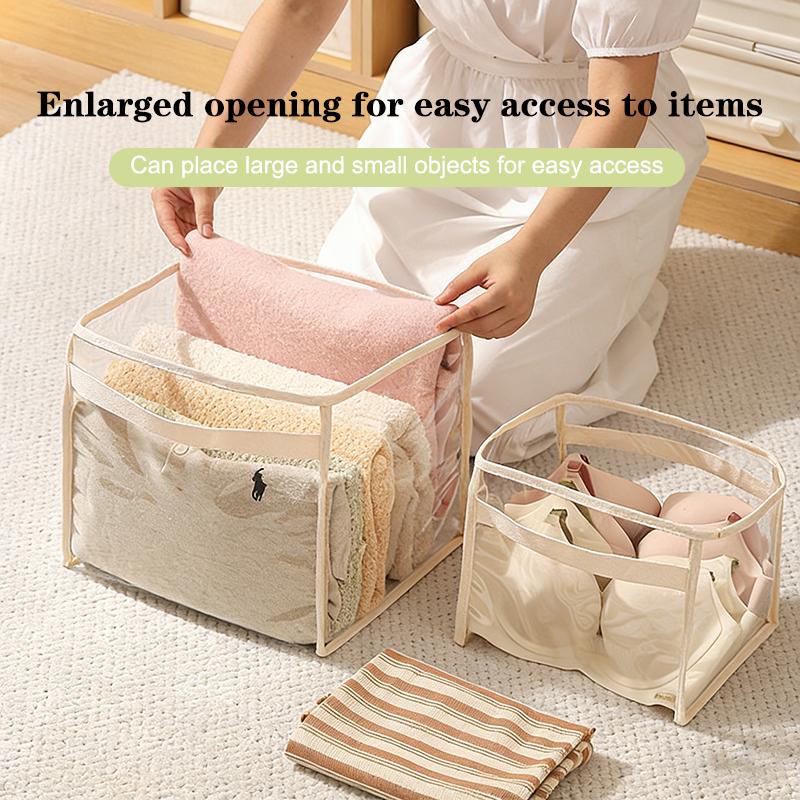 Transparenter Kinder Spielzeug Aufbewahrungskorb Große Größe Spielzeug Aufbewahrungstasche Große Kapazität Haushalts Multifunktionaler Aufbewahrungskorb