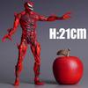 Carnage Marvel Comics Action Figure 8in Pvc Collectible Model For Fans And Collectors