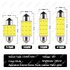 10/20/50 Stück C5W LED-Birne Soffitte 31mm 36mm 39mm 41mm 12V 7000K Weiß Auto Innenraum Deckenleuchte Leseleuchte Kofferraum Kennzeichenbeleuchtung