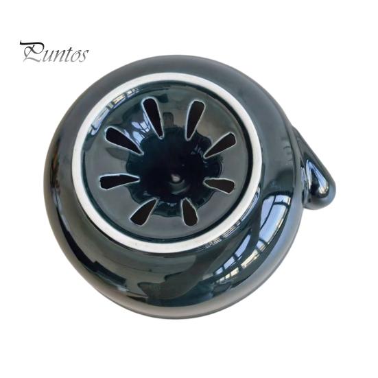 Durable Ceramic Wash Basin Self Rinsing Bowl, with Hollow Drain Holes, Swirl-Flow Berry Kitchen Draining Bowl Washing Fruit Rinse for Counter