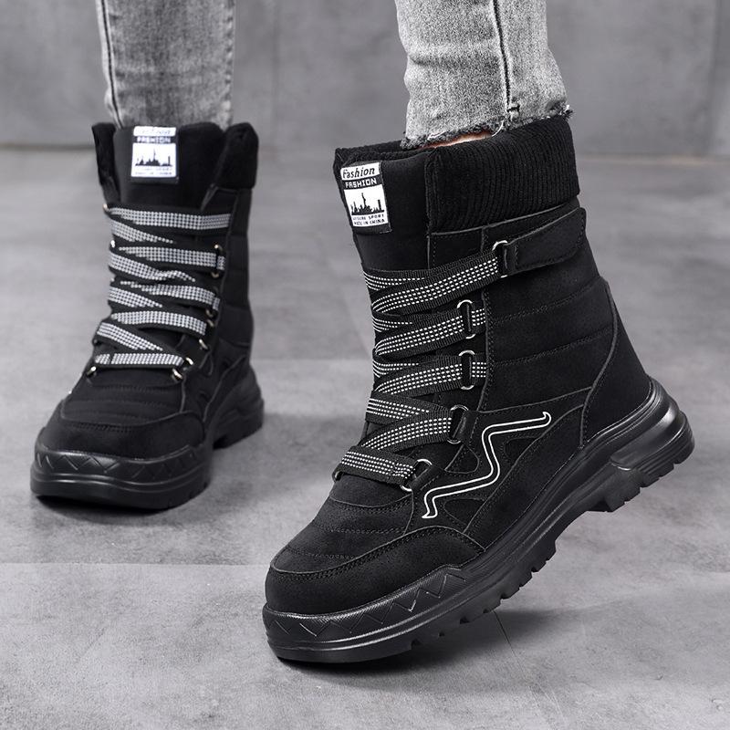 Snow Boots Winter New High-top Velvet Thickened Non-slip Cotton Boots Cold-resistant Boots