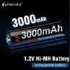PALO 3000mAh Battery 1.2V AA 2A Ni-MH NiMH Rechargeable Battery for Camera Toy Car 100% Original Low Self Discharge AA Batteries