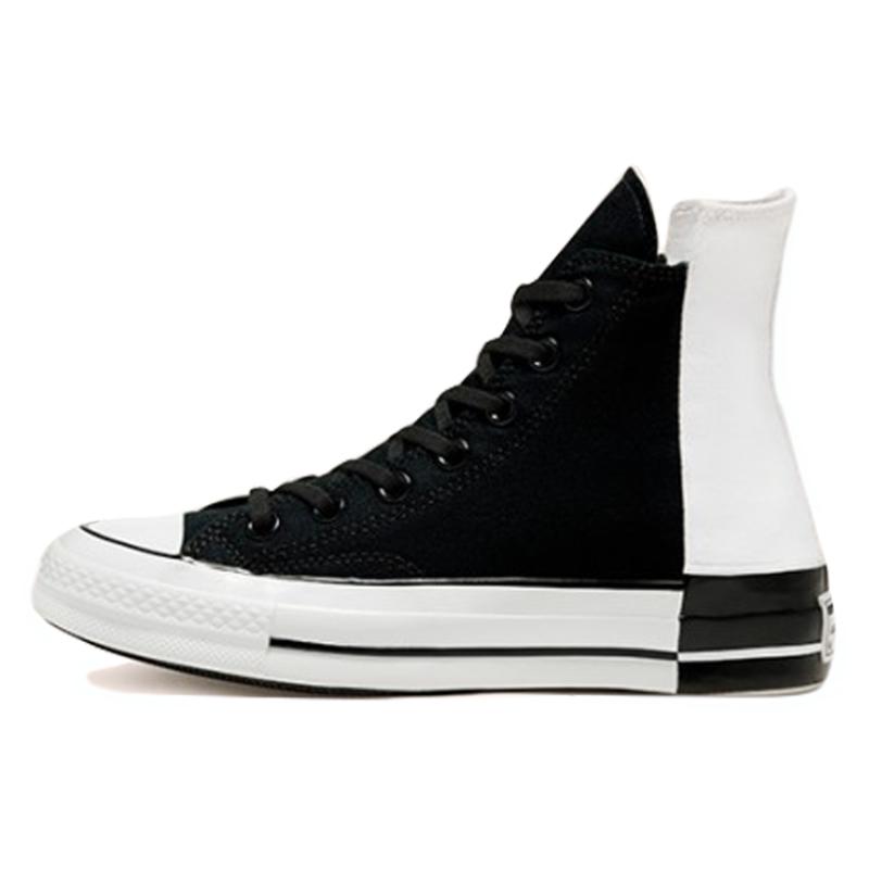 Converse Chuck Taylor All Star 1970s Round-toe Lace-up High Top Canvas Shoes Unisex Black & White
