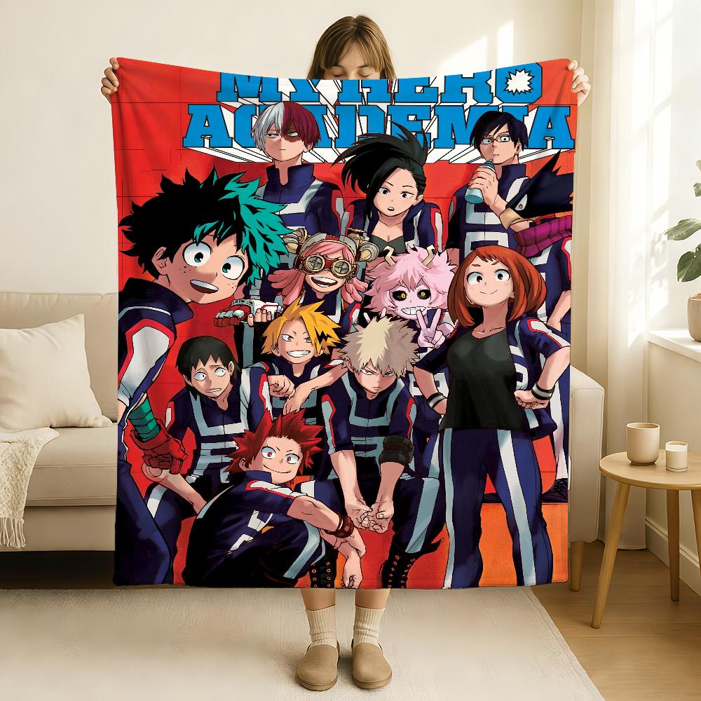 Anime My Hero Academia Blanket Soft and Skin Friendly For Couch Bed Napping Bedspread All Seasons Comforter