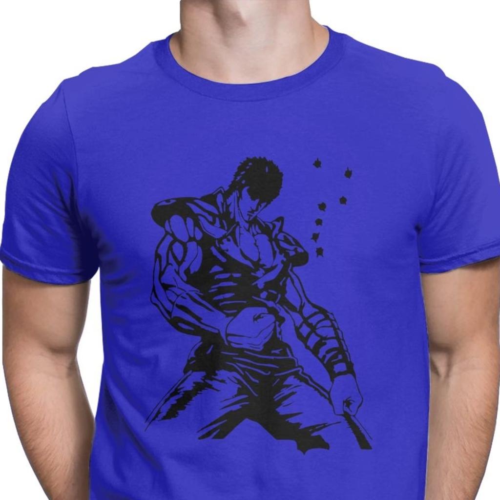 Kenshiro Hokuto No Ken T-Shirt Herren Fist of the North Star Mode Baumwoll-T-Shirts T-Shirts Camisas Hombre
