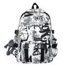 Schulrucksack trendige Marke Rucksack Herren Ins trendig cool große Kapazität Graffiti Rucksack Schüler Pendler Schulrucksack College-Studenten Reise Rucksack