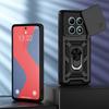 KEYSION Shockproof Case for Redmi Note 15 Pro 4G 15 Pro+ 5G Slide Camera Lens Protection Ring Stand Phone Cover for Redmi Note15