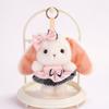 Plush Bunny Keychain With Bow Dress For Kids Gift And Bag Decor