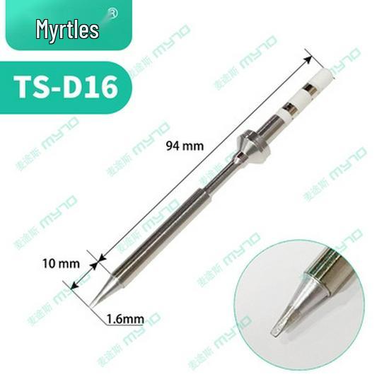 TS100 Eco-Friendly Lead-Free Soldering Iron Tips - Universal Pointed, Knife, and Bevel Shapes