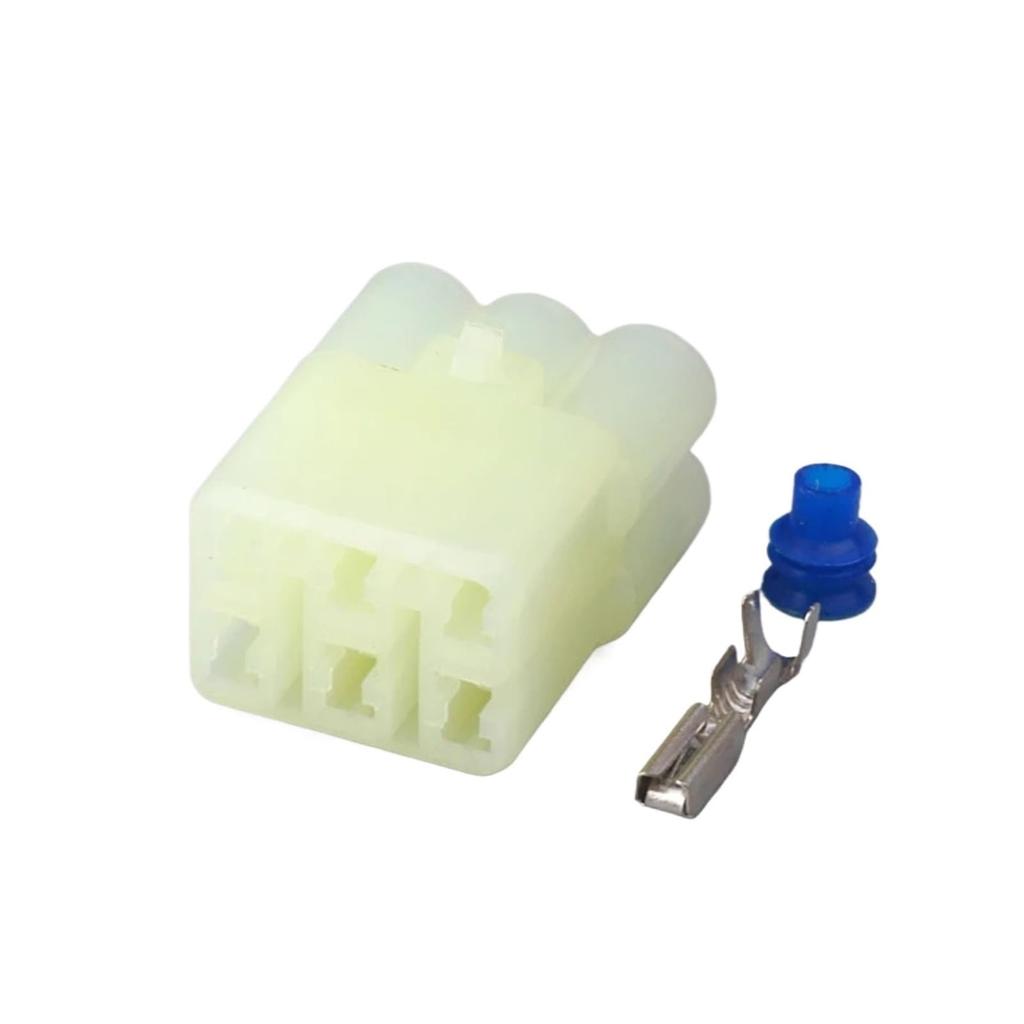 KOOLMV 1 Set Sumitomo 6 Pin HM 090 Automotive Motorcycle Electrical Connector Female or