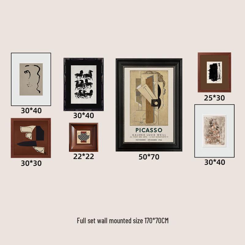 Современный абстрактный декоративный набор настенного искусства