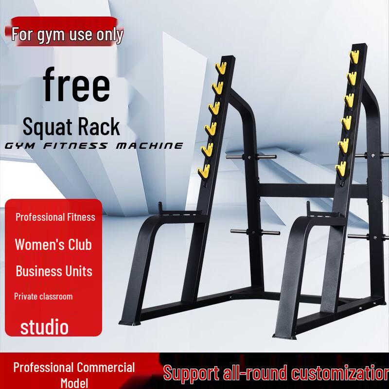 Multifunctional Squat Rack and Weight Bench Set