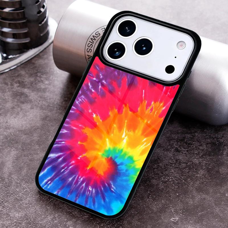 

Colorful Tie Dye Rainbow Phone Case For iPhone 17 16 15 14 13 12 11 Pro Max Plus 17Air Soft Silicone Cover iPhone 13
