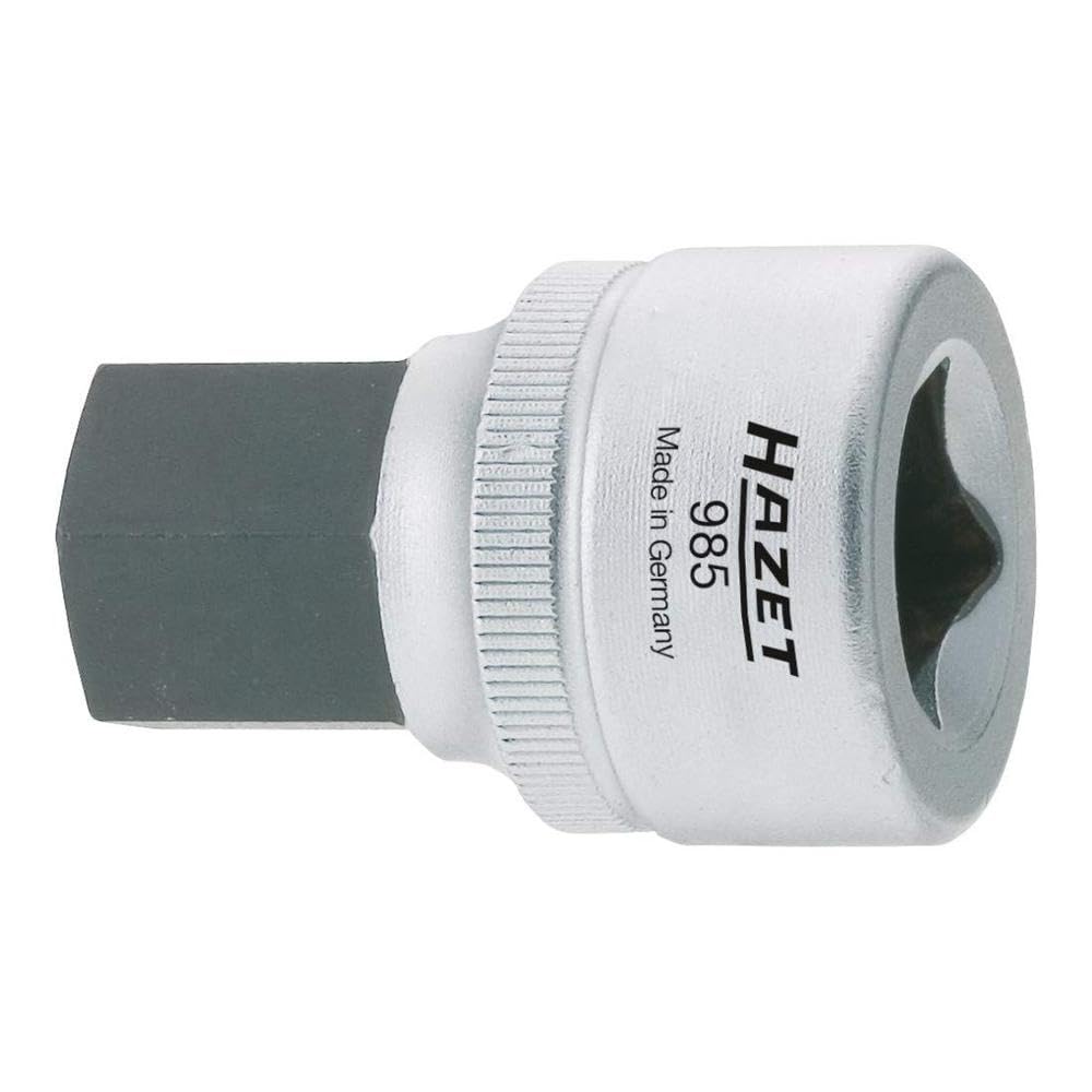 HAZET Short Hexagonal Socket Hexagonal Socket (12.7mm Drive) 985-19