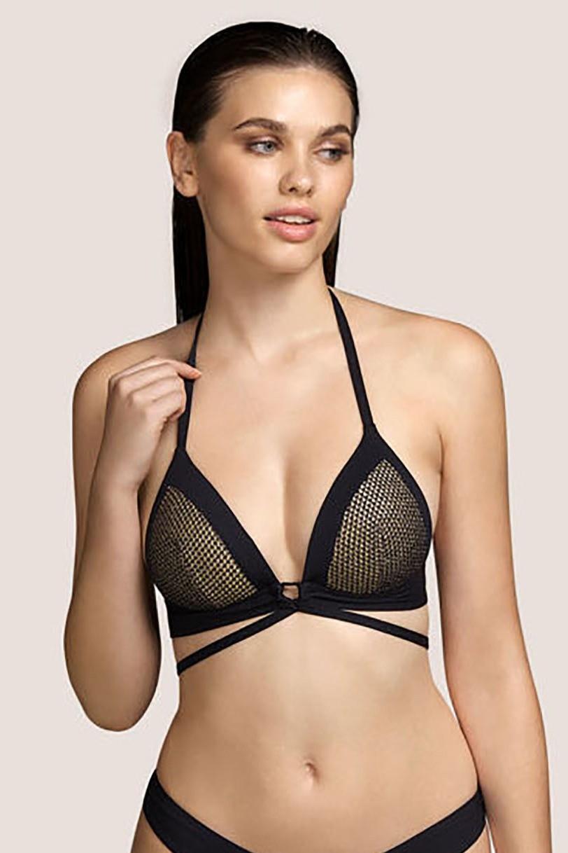 

Верх купальника із ущільненою чашкою Andres Sarda (92421) 46C прозорий колір чорний