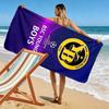 BSC Young Boys Print Beach Towel, Large Soft Quick Dry Towel for Beach Camping Swimming