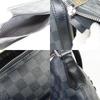 Used LOUIS VUITTON Shoulder Bag Mick MM N41106 Damier Grafitte black Dark gray Messenger