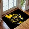 Motorcycle Racing Art Pattern Carpet for Living Room Bedroom Sofa Creative Doormat Home Decor Area Rug Non-slip Mat