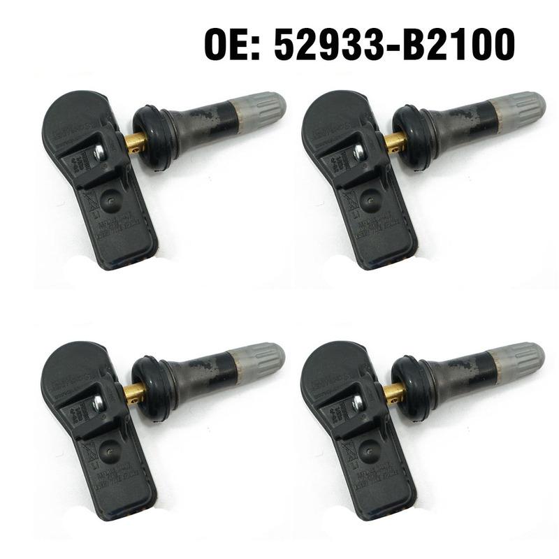 4 PCS Car Tire Pressure Monitor Sensor TPMS 52933-B2100 for Hyundai I10 for Kia Picanto Soul 2013 2014 2015 2016 2017 2018