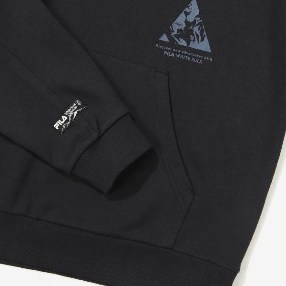 Fila Snap Hoodie White Rock