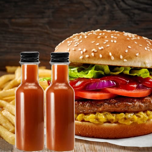 30-Pack Mini Liquor Bottles, Airtight Plastic Spirit Bottles with Black Caps, 1.7 oz Empty Alcohol Shot Bottles, and 10 Funnels. Perfect for Weddings,