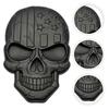 Ledmomo 1pc Skull Car Sticker Skull Head Decal Metal Skull Decal Motorcycle Emblem Badge