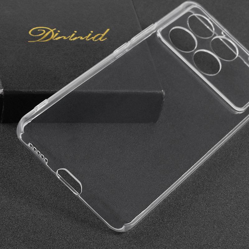 For Xiaomi Poco F6 Pro 5G/Redmi K70 5G/K70 Pro 5G Phone Case Clear Shell Anti-Scratch TPU Phone Cover