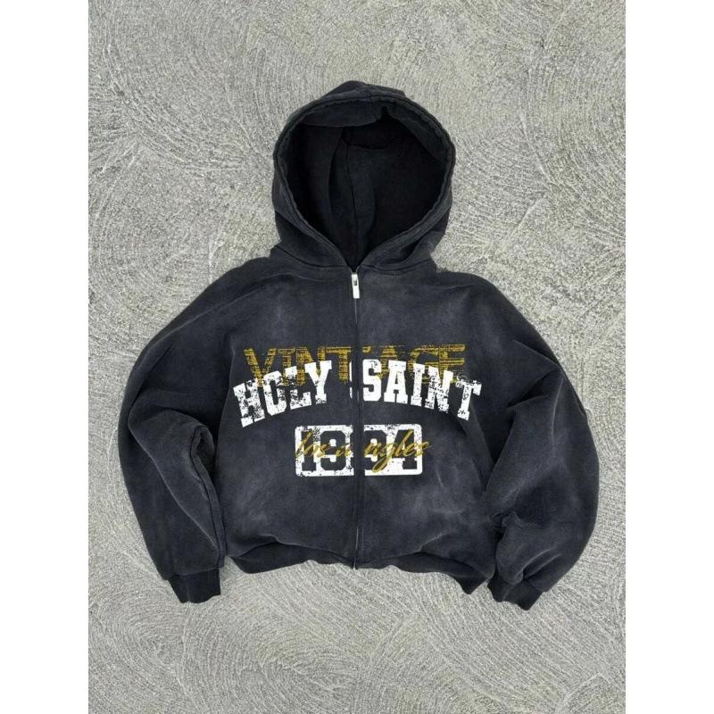 Felpa stampata personalizzata tendenza americana giacca Harajuku stile gotico unisex maglione stampato 3D