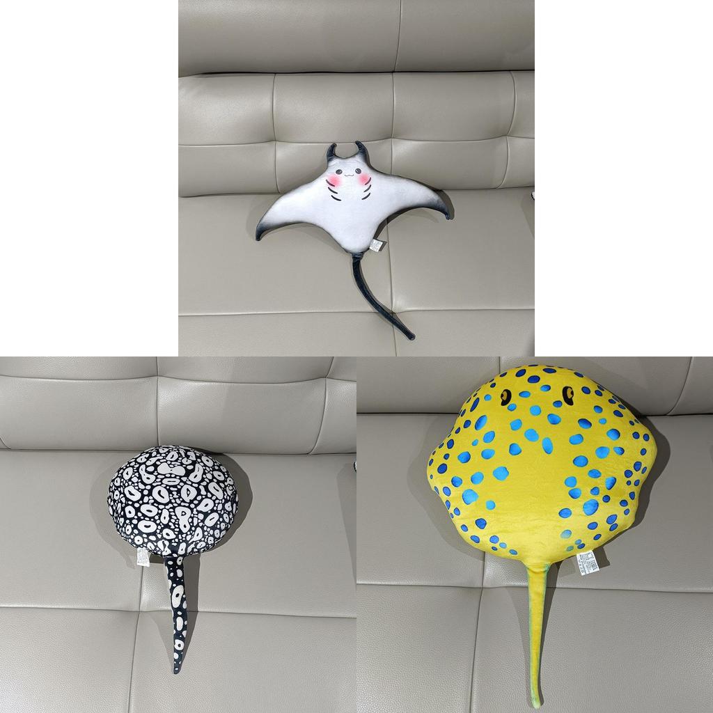 Sea Creature Mobulidae Plush Doll Soft Stuffed Animal For Kids And Collectors