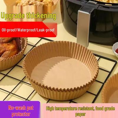 Assiettes à pâtisserie jetables absorbant l'huile pour friteuse à air