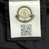 Used MONCLERDown jacket black Nylon mens