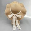 Summer Straw Wide Brim Hat With Foldable Design For Beach And Sun Protection