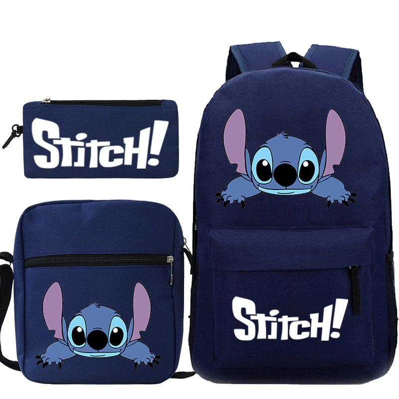 Children'S Backpack Cartoon Printed Schoolbag Shoulder Bag Pencil Case Set