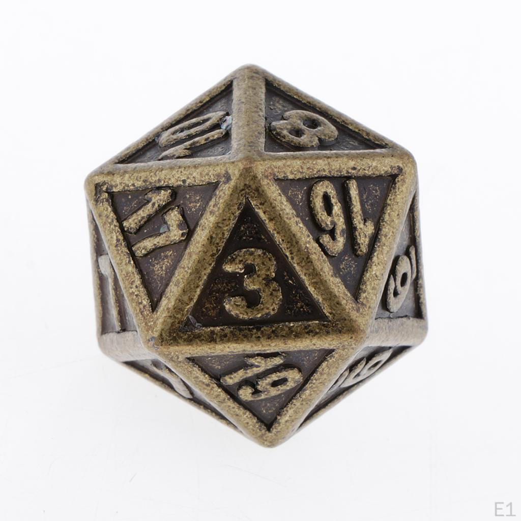 Dice, 20 Sided RPG Rolling Game Dice for Table Games, MTPG Games