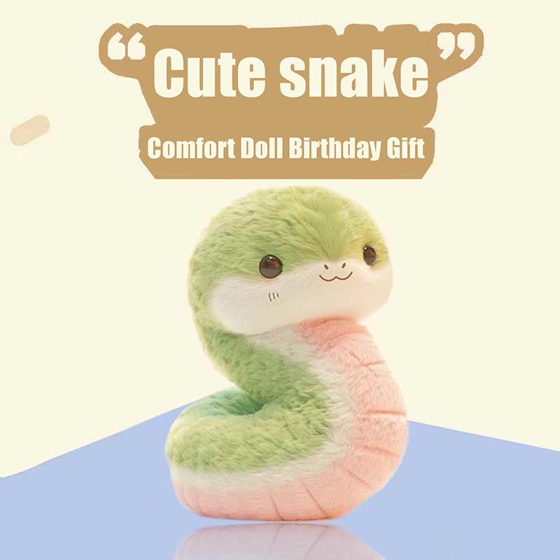 Cute Little Snake Plush Toy Comfort Doll Snake Rag Doll Children'S Birthday Gift For Girlfriend 25 Cm