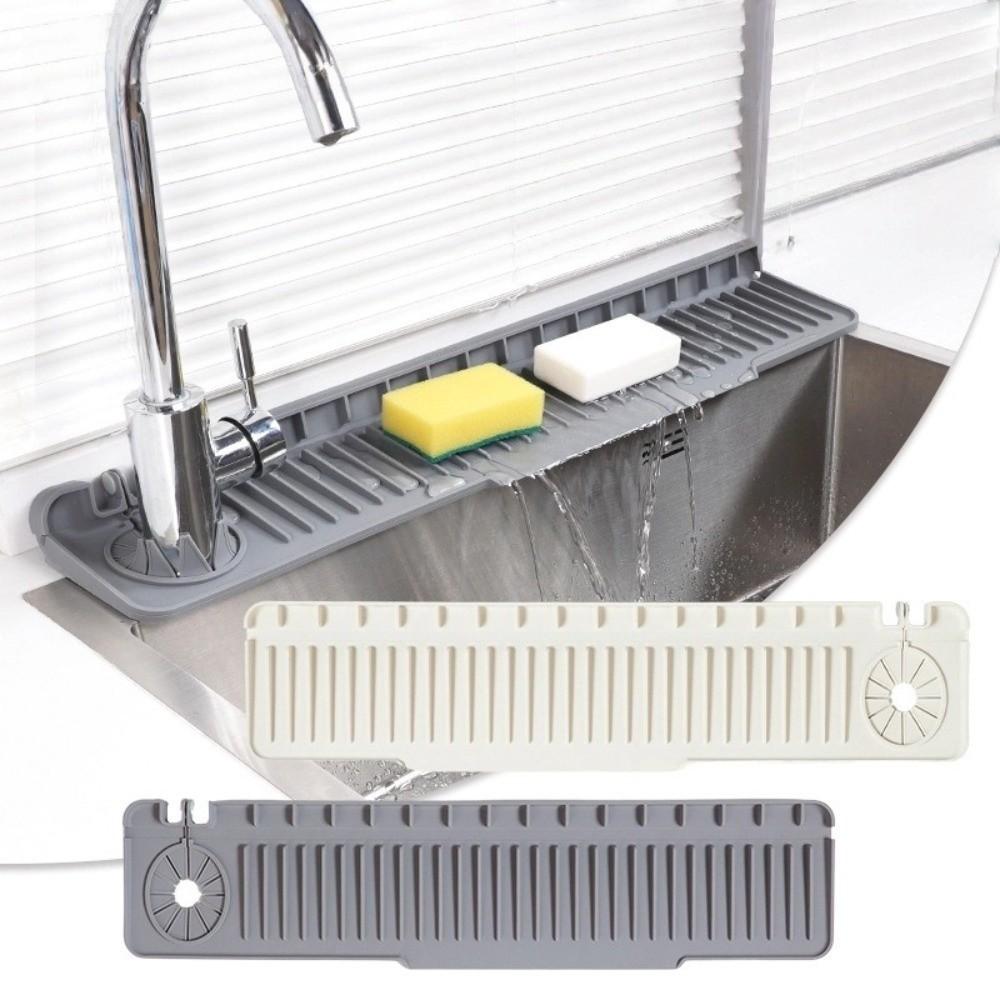 Covoraș Mare pentru Picături Robinet Antiderapant Absorbent Covorașe de Uscare cu Drenaj Nou Protecție Antistropire pentru Chiuveta de Bucătărie