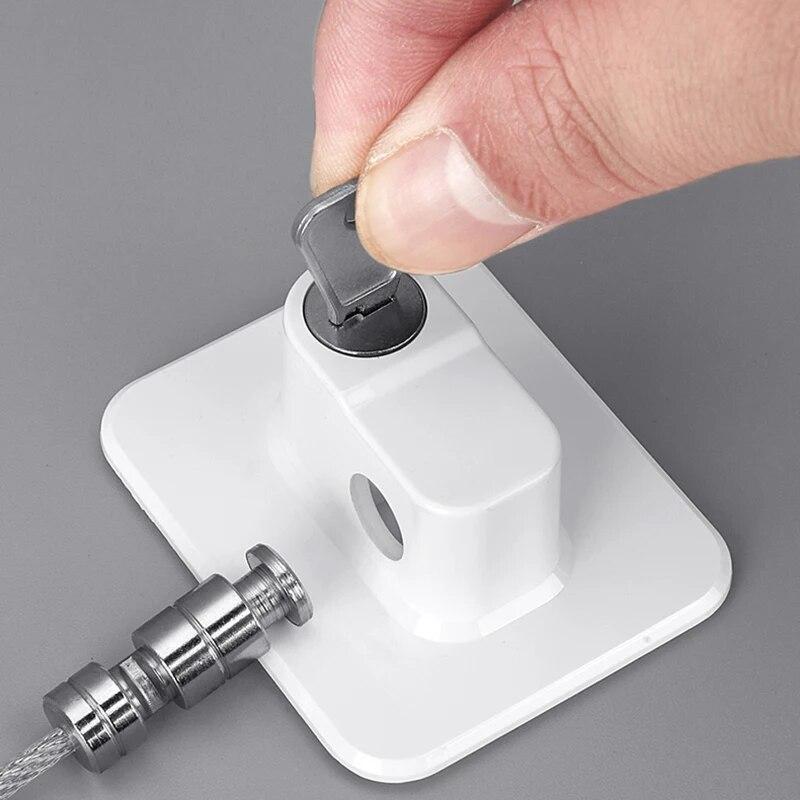 

Baby Child Safety Lock Window Refrigerator Opening Security Cable Door Lock For Kids Safety Protector Protection Child Safety белый