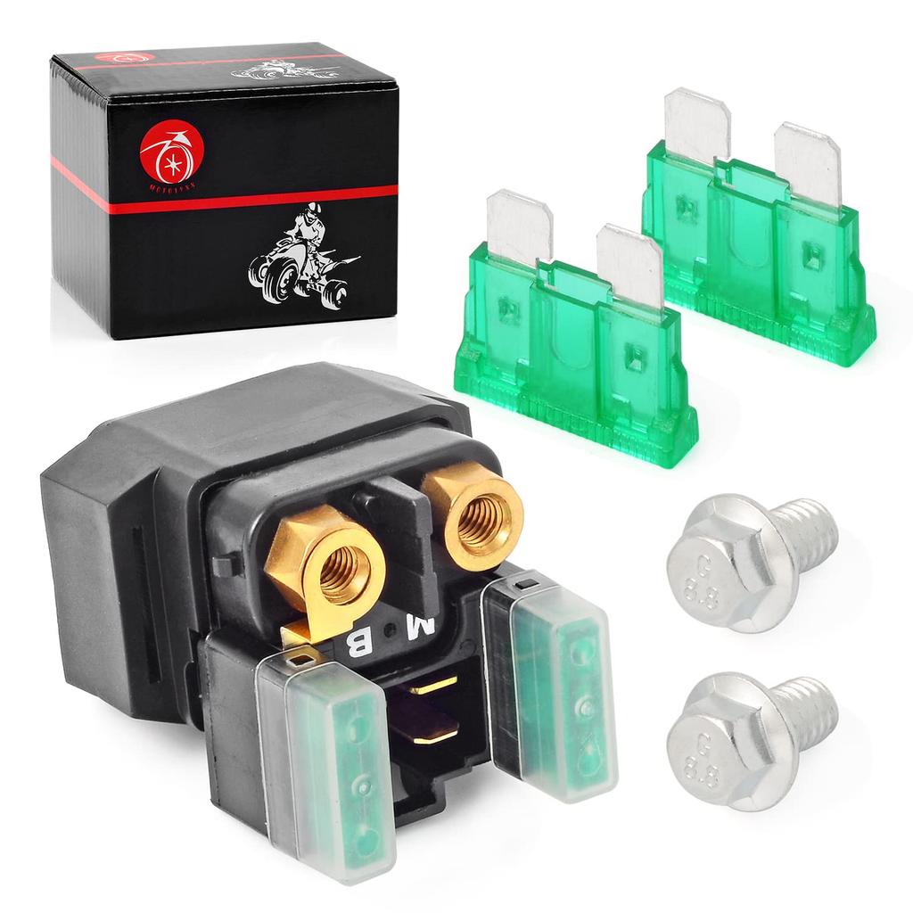MOTO1988 Starter Solenoid Relay Compatible With Yamaha YZF-R1 YFZ450 FJR1300 XV1900 5JW-81940-02-00