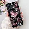 Cover For Infinix Smart 8 X6525 Back Casing Smart8 Colorful Butterfly Flower Luxury Painting Phone Case Transparent Soft TPU