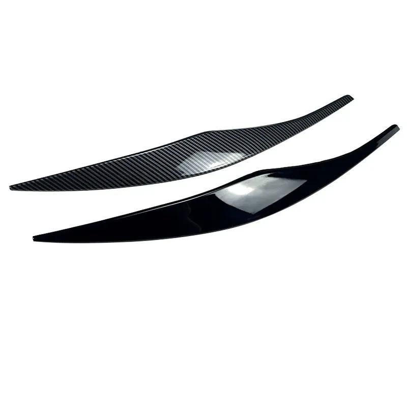 Car Headlight Lamp Eyebrows Cover Trim Stickers For BMW 3 Series E90 E91 320i 330i 2005-2012 Model ABS Material Car Accessories